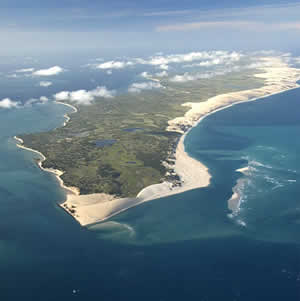 Bazaruto Island is part of the Bazaruto Archipelago National Park, one of the largest conservation areas in the Indian Ocean.
